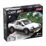 Statybinės kaladėlės CADA TOYOTA TRUENO AE86 Baltos Initial D Automobilis Manga Anime