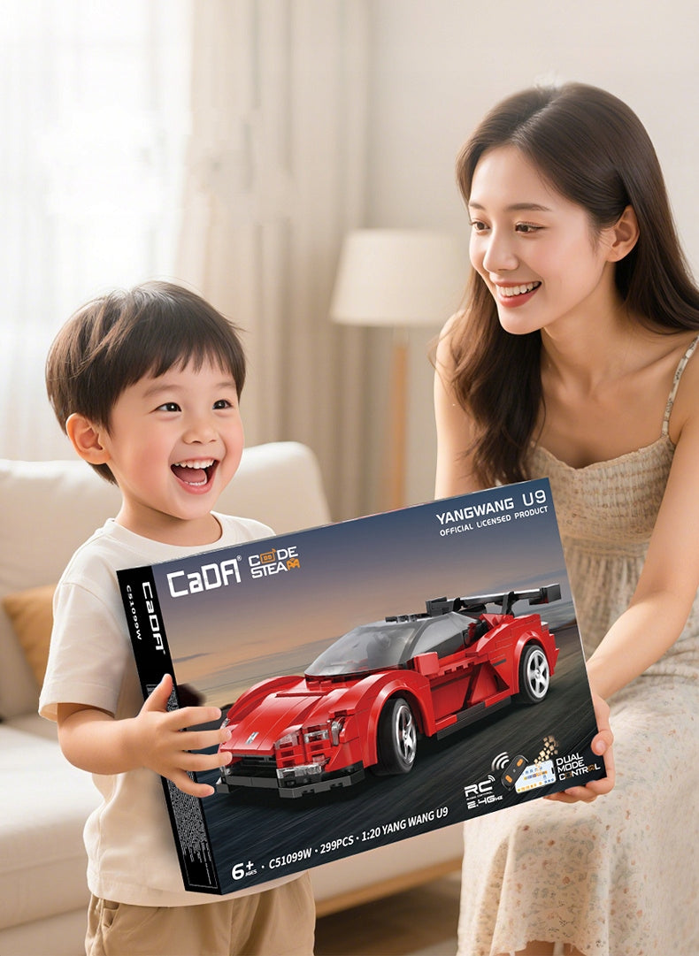 CADA lenktyninis automobilis YANGWANG U9, valdomas nuotoliniu būdu, 299 detalės