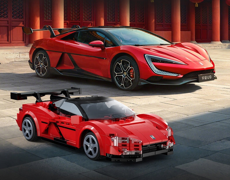 CADA lenktyninis automobilis YANGWANG U9, valdomas nuotoliniu būdu, 299 detalės