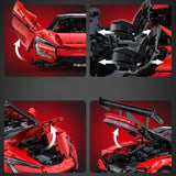 Konstrukcinės detalės CaDA YANGWANG U9 BYD 1:8 Nuotoliniu būdu valdomas rinkinys 3671 elementų Šokantis