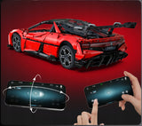 Konstrukcinės detalės CaDA YANGWANG U9 BYD 1:8 Nuotoliniu būdu valdomas rinkinys 3671 elementų Šokantis