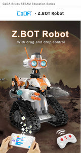 Konstruktorius CaDA Z.BOT CODE ROBOT RC Valdomas Programuojamas Robotikos 462 EL