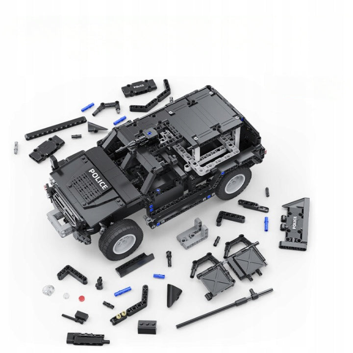 Statybiniai blokeliai CaDA nuotoliniu būdu valdomas visureigis automobilis, 561 dalis