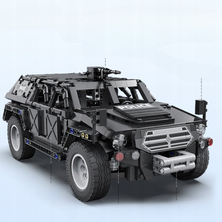 Statybiniai blokeliai CaDA nuotoliniu būdu valdomas visureigis automobilis, 561 dalis