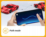 Konstrukcinis rinkinys CADA Nuotoliniu būdu valdomas sportinis automobilis 32cm RED BLADE 405 dalys