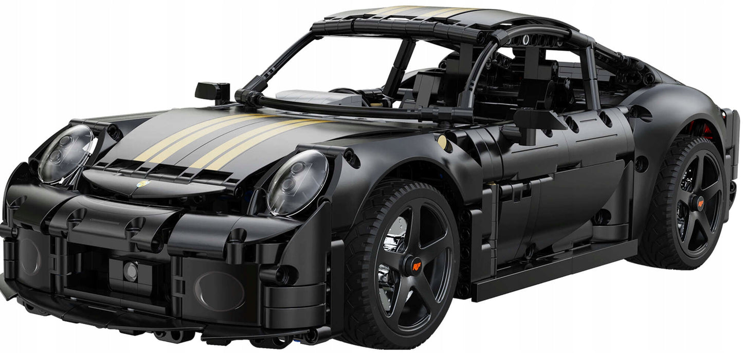 Konstruktorius CADA Nuotoliniu Būdu Valdomas Miesto Automobilis RUF GT Pavara LED RC 1655 EL