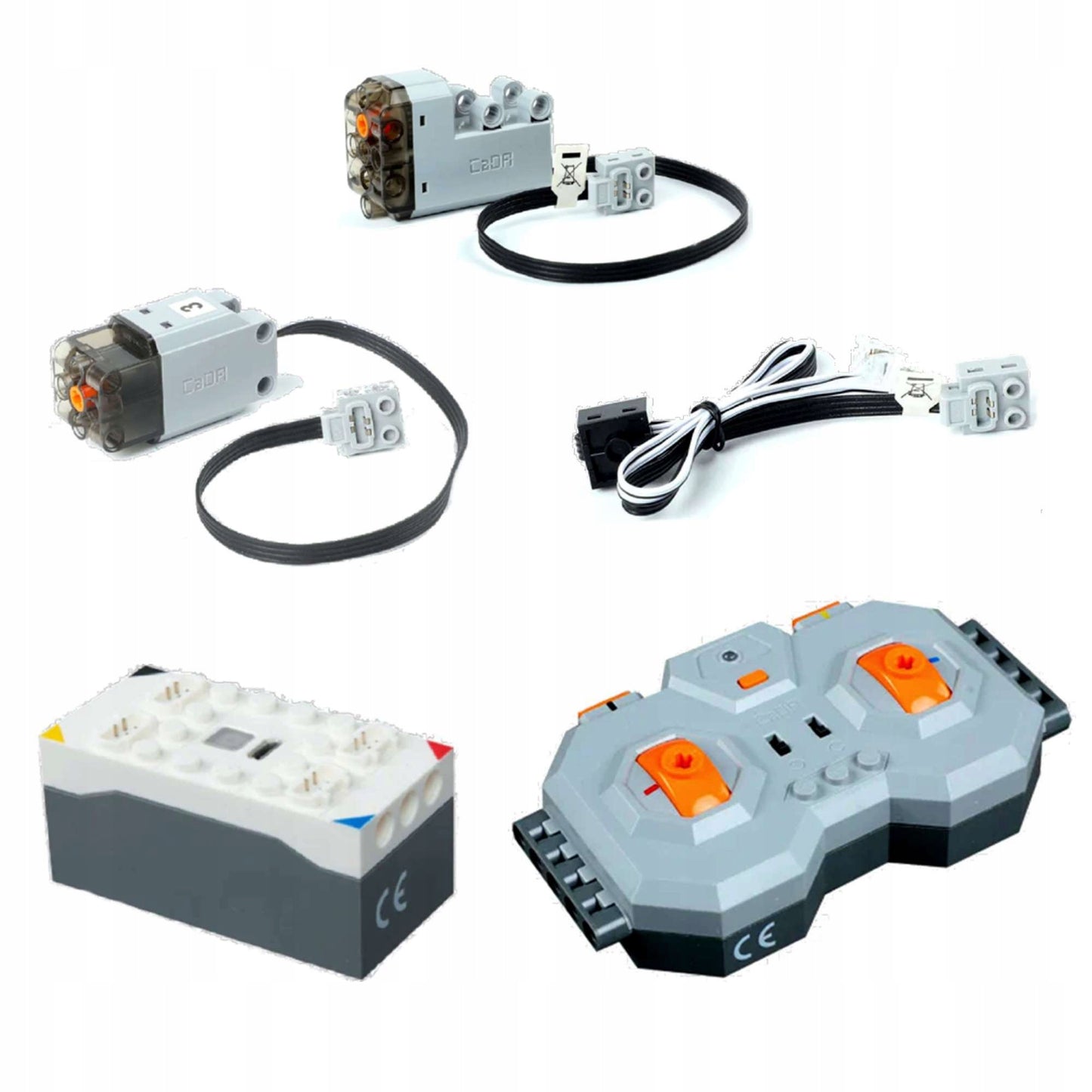 Konstruktorius CADA Nuotoliniu Būdu Valdomas Miesto Automobilis RUF GT Pavara LED RC 1655 EL