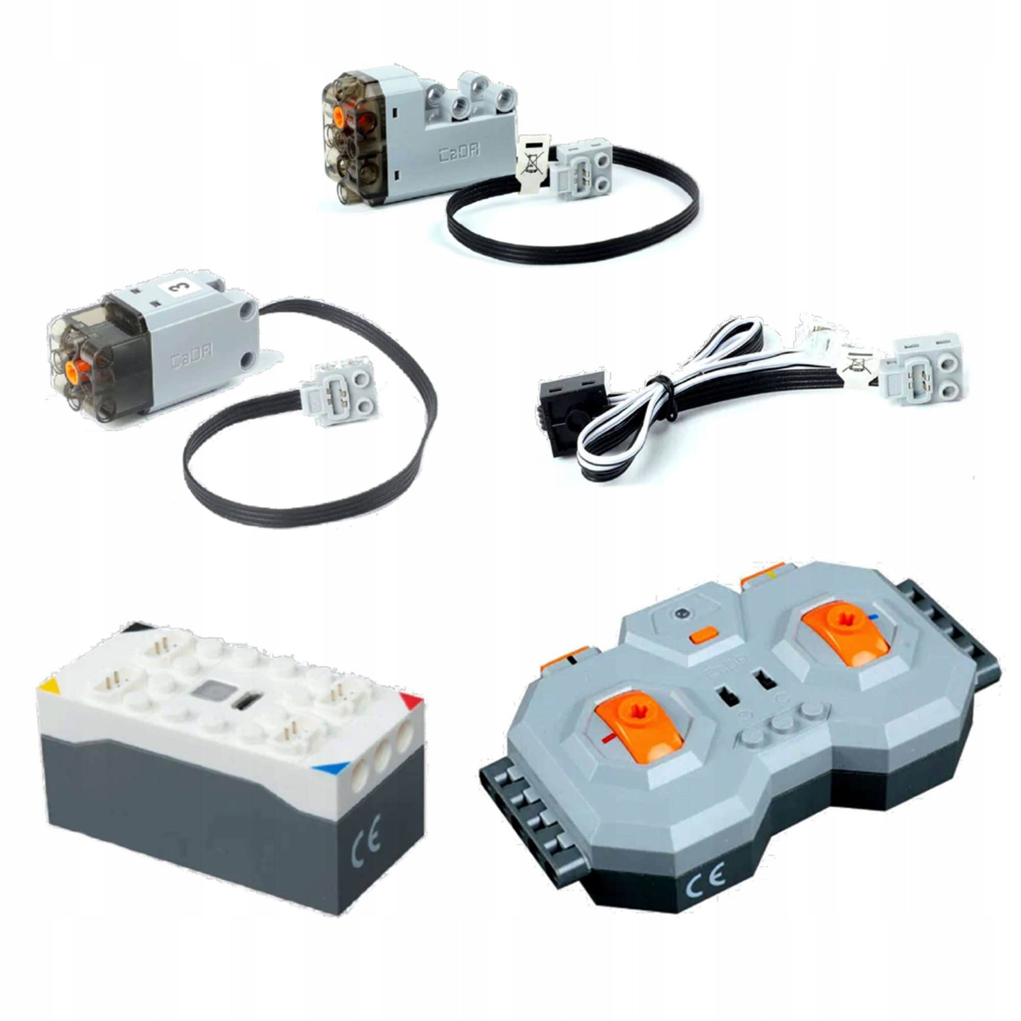 Konstruktorius CADA Nuotoliniu Būdu Valdomas Miesto Automobilis RUF GT Pavara LED RC 1655 EL