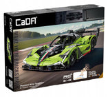 Statybiniai blokeliai CaDA nuotoliniu būdu valdomas automobilis Phantom RC 395 elementai