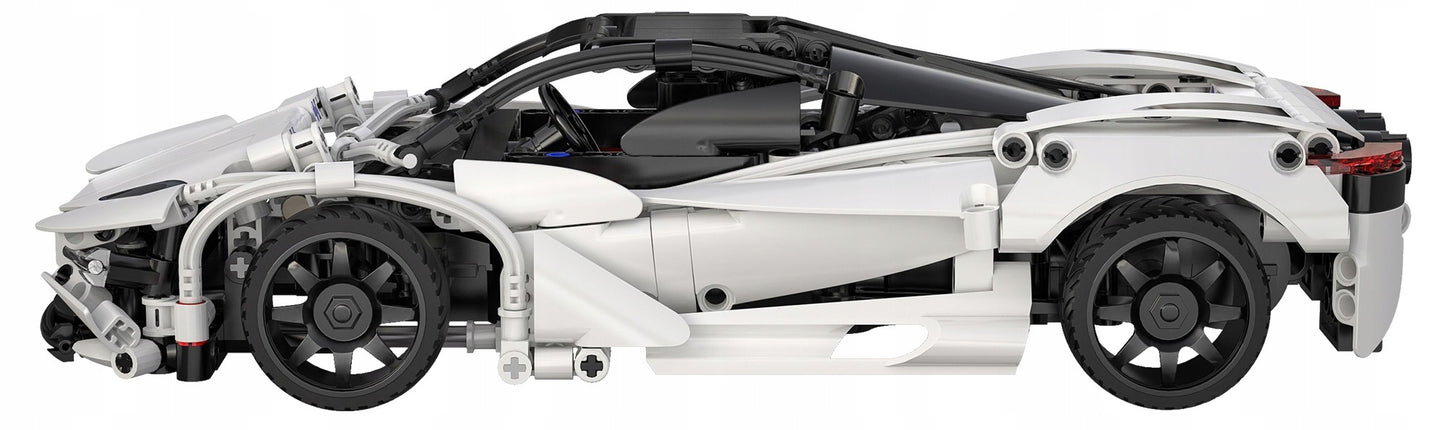 CADA konstruktorius NUOTOLINIU BŪDU VALDOMAS SPORTINIS AUTOMOBILIS SUPER STORM 30CM 402 dalys DUAL