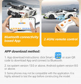 Konstruktorius CADA Nuotoliniu būdu valdomas lenktyninis automobilis "Fantomo" 322 elementai. DUAL