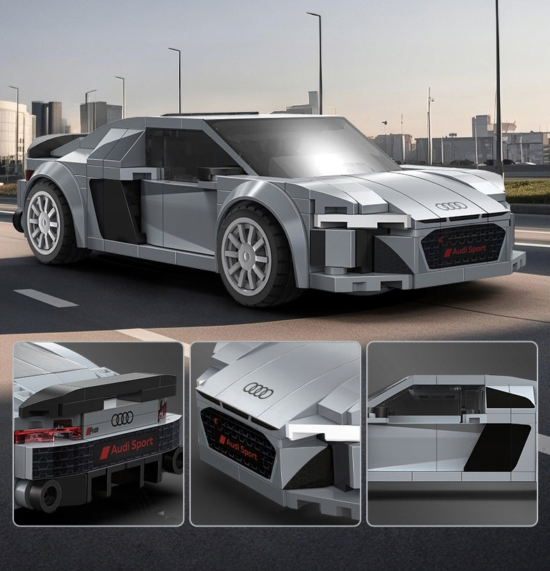 CaDA konstruktorius AUDI R8 COUPE 1:24 kolekcinis 199 det. automobilis