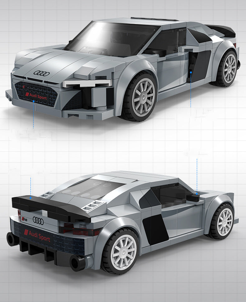 CaDA konstruktorius AUDI R8 COUPE 1:24 kolekcinis 199 det. automobilis