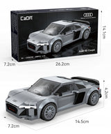 CaDA konstruktorius AUDI R8 COUPE 1:24 kolekcinis 199 det. automobilis