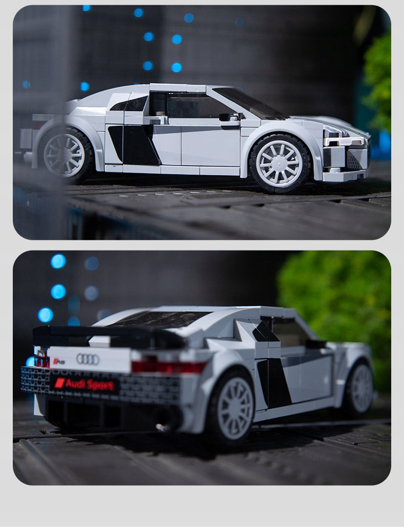 CaDA konstruktorius AUDI R8 COUPE 1:24 kolekcinis 199 det. automobilis