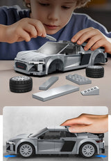 CaDA konstruktorius AUDI R8 COUPE 1:24 kolekcinis 199 det. automobilis