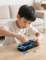 Konstrukciniai blokeliai CADA Rinkinys BLUEFIRE SPECTER 1:14 RC automobilių su nuotolinio valdymo pultu 421E