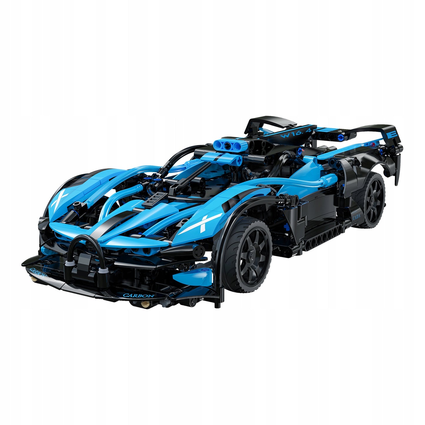 Konstrukciniai blokeliai CADA Rinkinys BLUEFIRE SPECTER 1:14 RC automobilių su nuotolinio valdymo pultu 421E