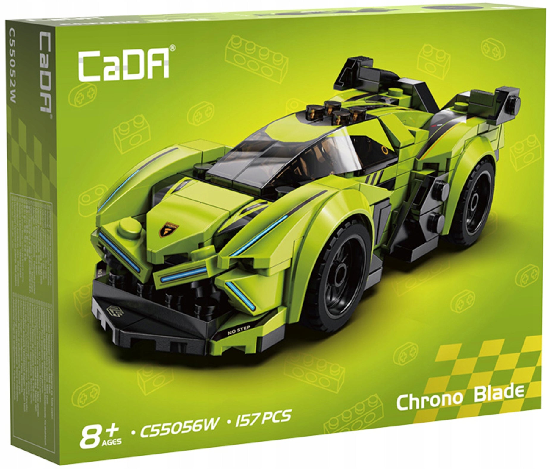 Konstruktorius CaDA CHRONO BLADE MINIE SERIES AUTOMOBILIS 1:32 LENKTYNINIS 157 dal.