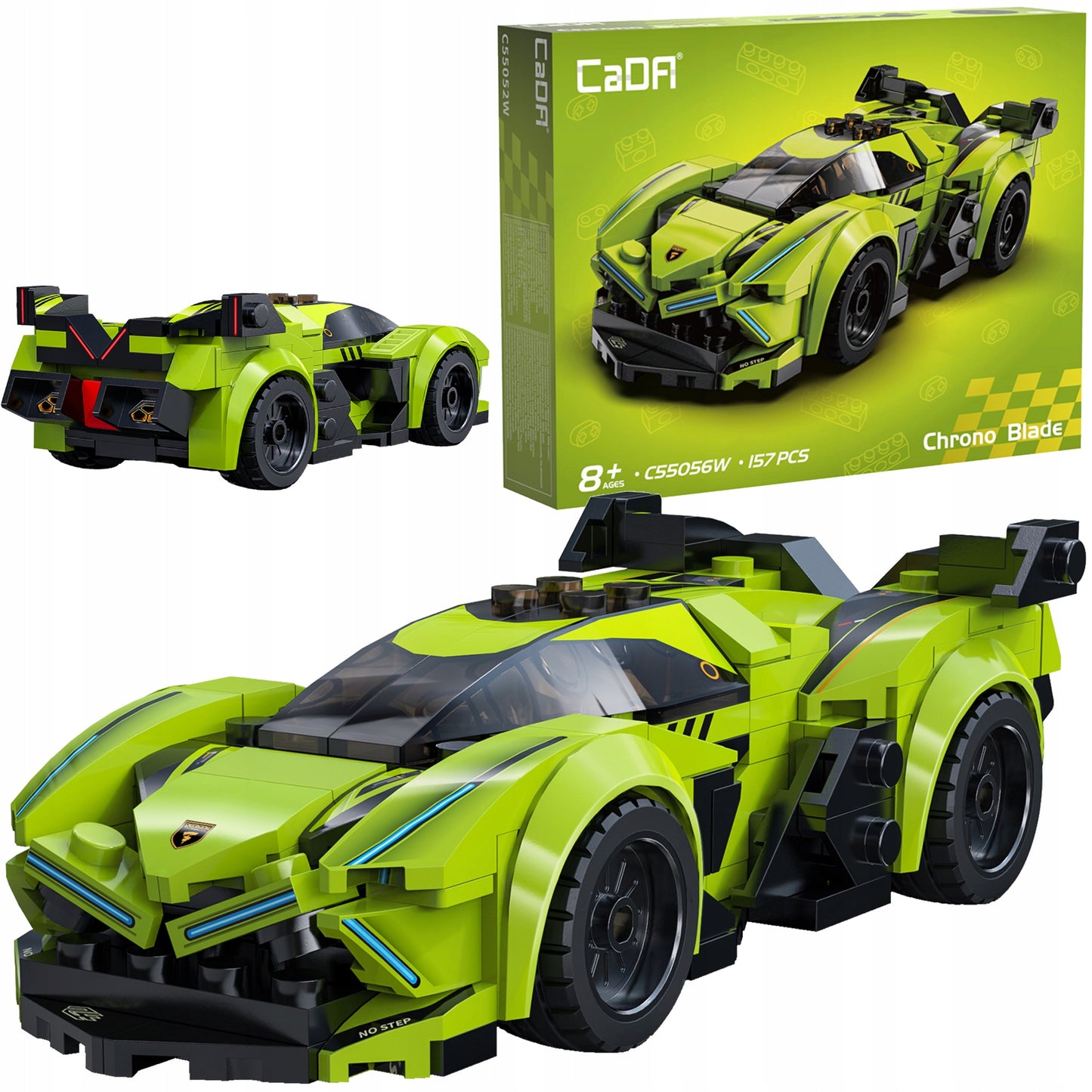 Konstruktorius CaDA CHRONO BLADE MINIE SERIES AUTOMOBILIS 1:32 LENKTYNINIS 157 dal.