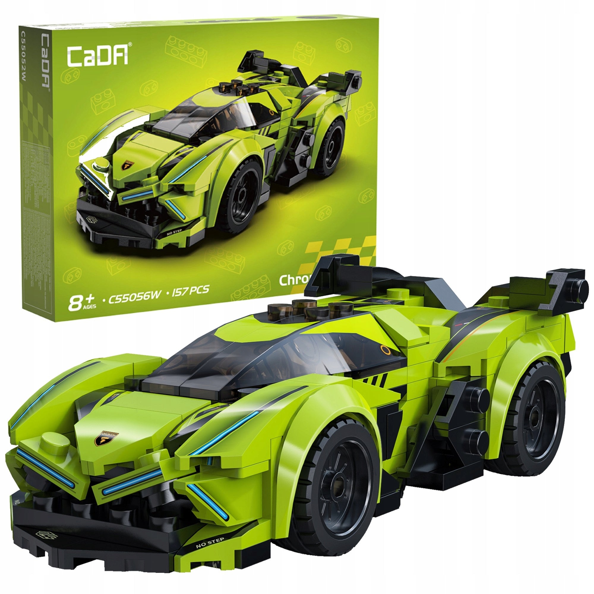 Konstruktorius CaDA CHRONO BLADE MINIE SERIES AUTOMOBILIS 1:32 LENKTYNINIS 157 dal.