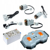 Statybiniai blokeliai CaDA automobilio nuotolinio valdymo rinkinys C61036W su pavara, LED šviesa, RC