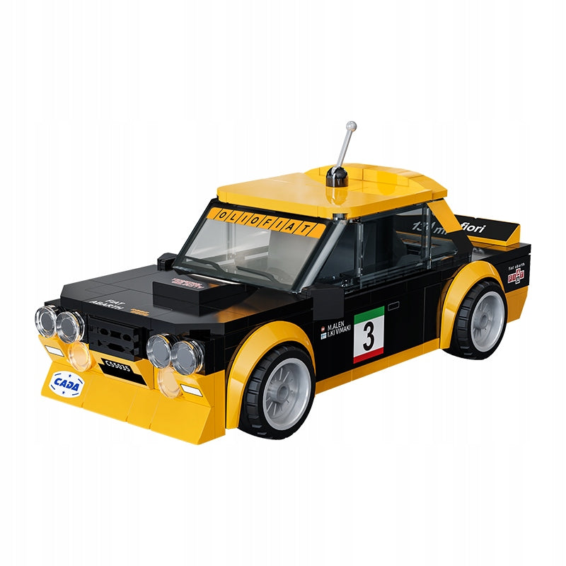 Konstravimo rinkinys CADA FIAT ABARTH 131 Ralio automobilis, mastelis 1:24, 254 dalys