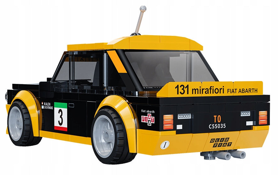 Konstravimo rinkinys CADA FIAT ABARTH 131 Ralio automobilis, mastelis 1:24, 254 dalys