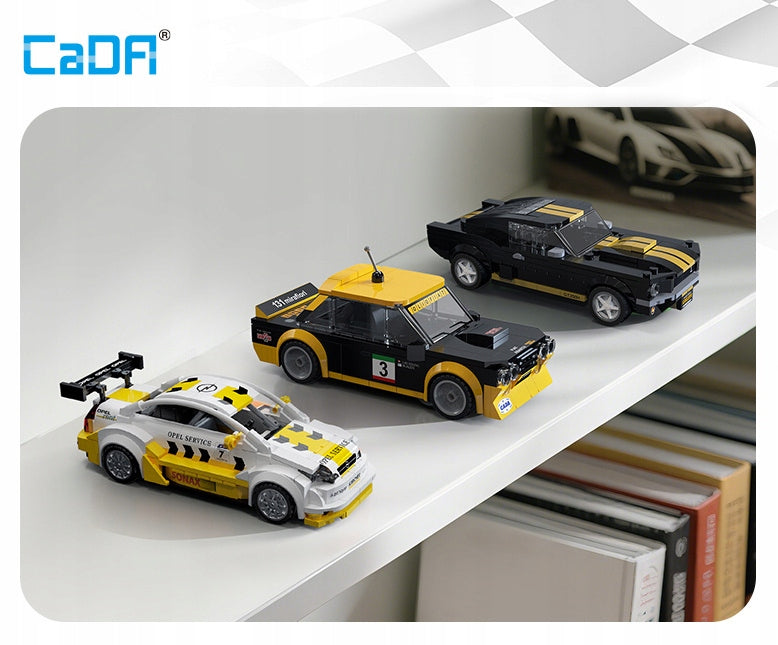 Konstravimo rinkinys CADA FIAT ABARTH 131 Ralio automobilis, mastelis 1:24, 254 dalys