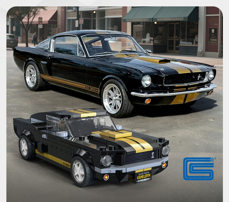 Konstrukciniai blokeliai CaDA rinkinys FORD MUSTANG SHELBY GT 350H MUSCLE CAR 285 detalės 1:24