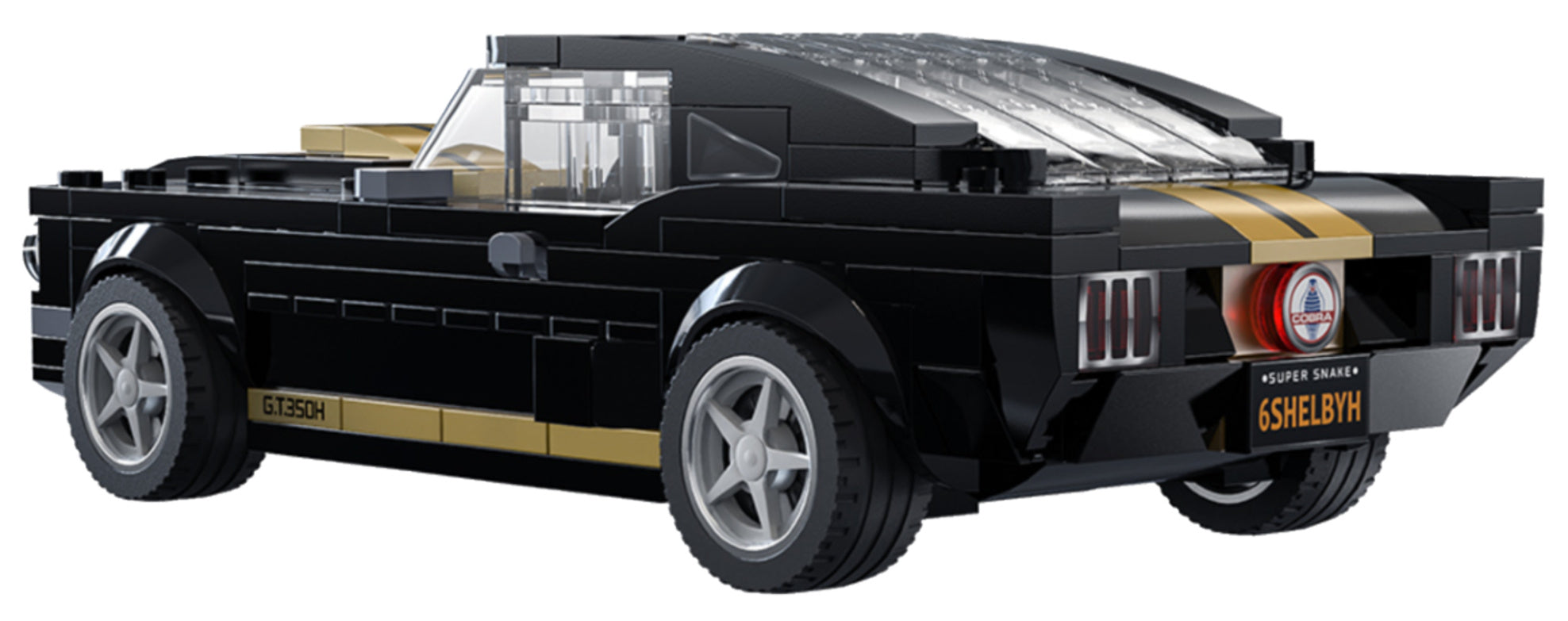 Konstrukciniai blokeliai CaDA rinkinys FORD MUSTANG SHELBY GT 350H MUSCLE CAR 285 detalės 1:24