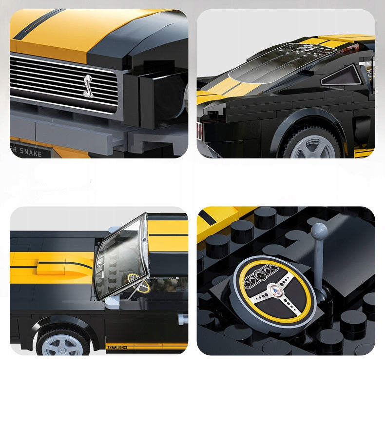 Statybiniai blokeliai CADA rinkinys FORD MUSTANG SHELBY GT 350H nuotoliniu būdu valdomas, 291 elementas