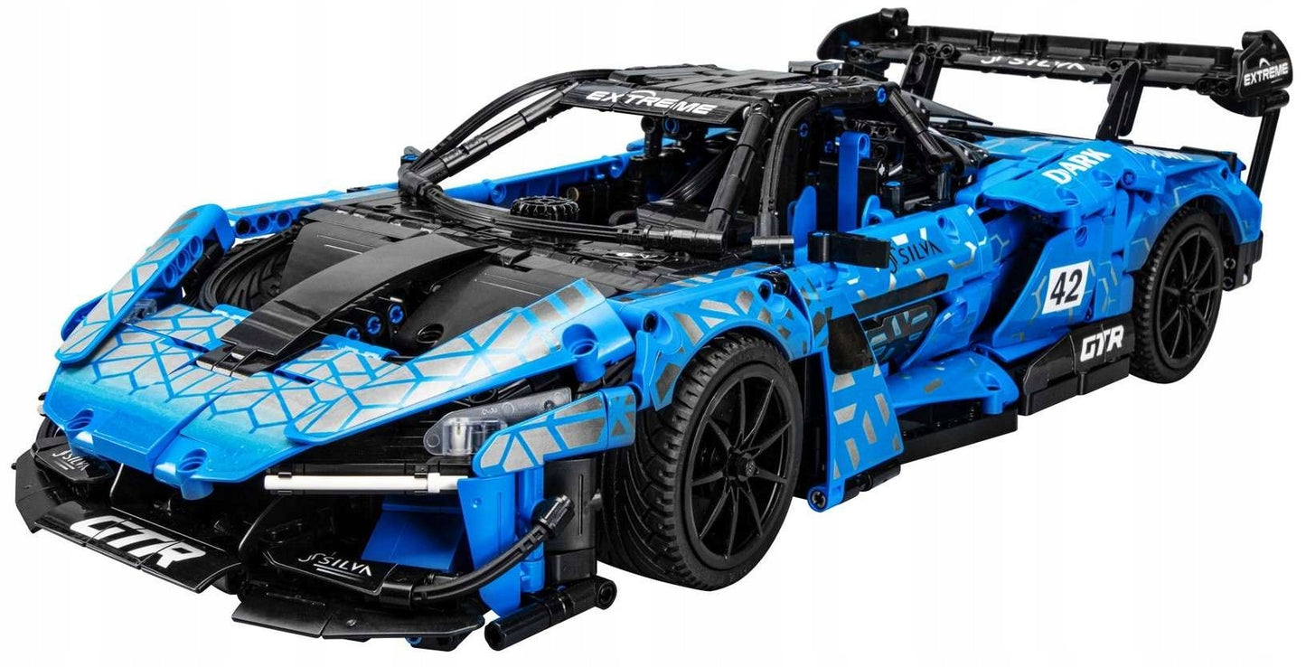 Statybiniai blokeliai CaDA Rinkinys Sportinis automobilis Tamsusis riteris GTR 2088 det.