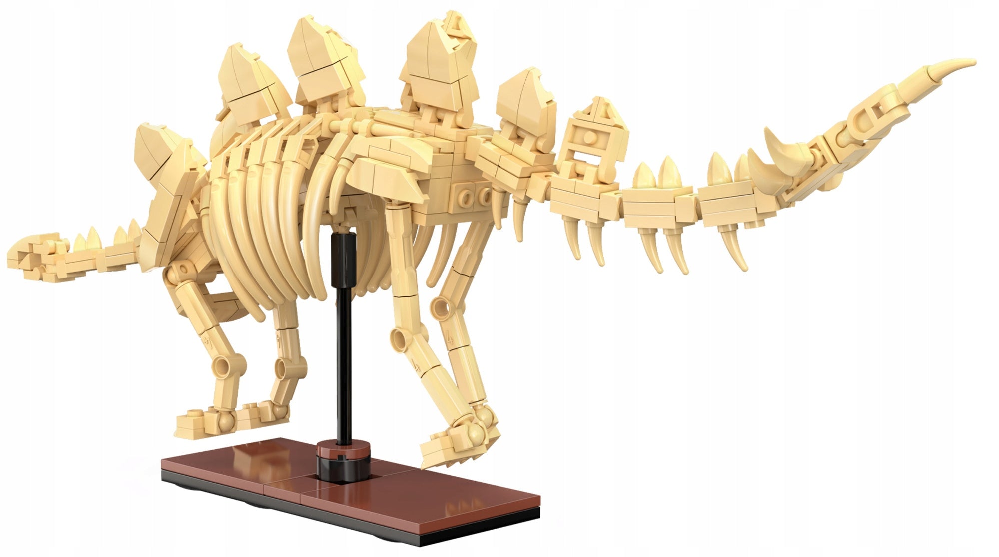 Statybinės kaladėlės CaDA rinkinys - Stegozauras Skeletas, Dinozaurų Fosilijos Modelis 297