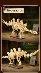 Statybinės kaladėlės CaDA rinkinys - Stegozauras Skeletas, Dinozaurų Fosilijos Modelis 297