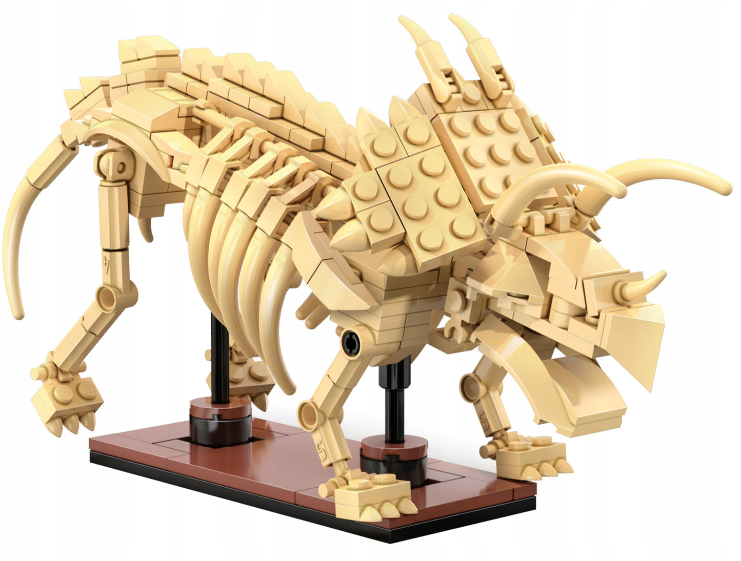 Statybiniai blokeliai CADA Rinkinys Skeletas Modelis D-sauras Triceratops Fosilijos 272
