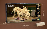 Statybiniai blokeliai CADA Rinkinys Skeletas Modelis D-sauras Triceratops Fosilijos 272