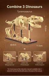 Statybiniai blokeliai CADA Rinkinys Skeletas Modelis D-sauras Triceratops Fosilijos 272