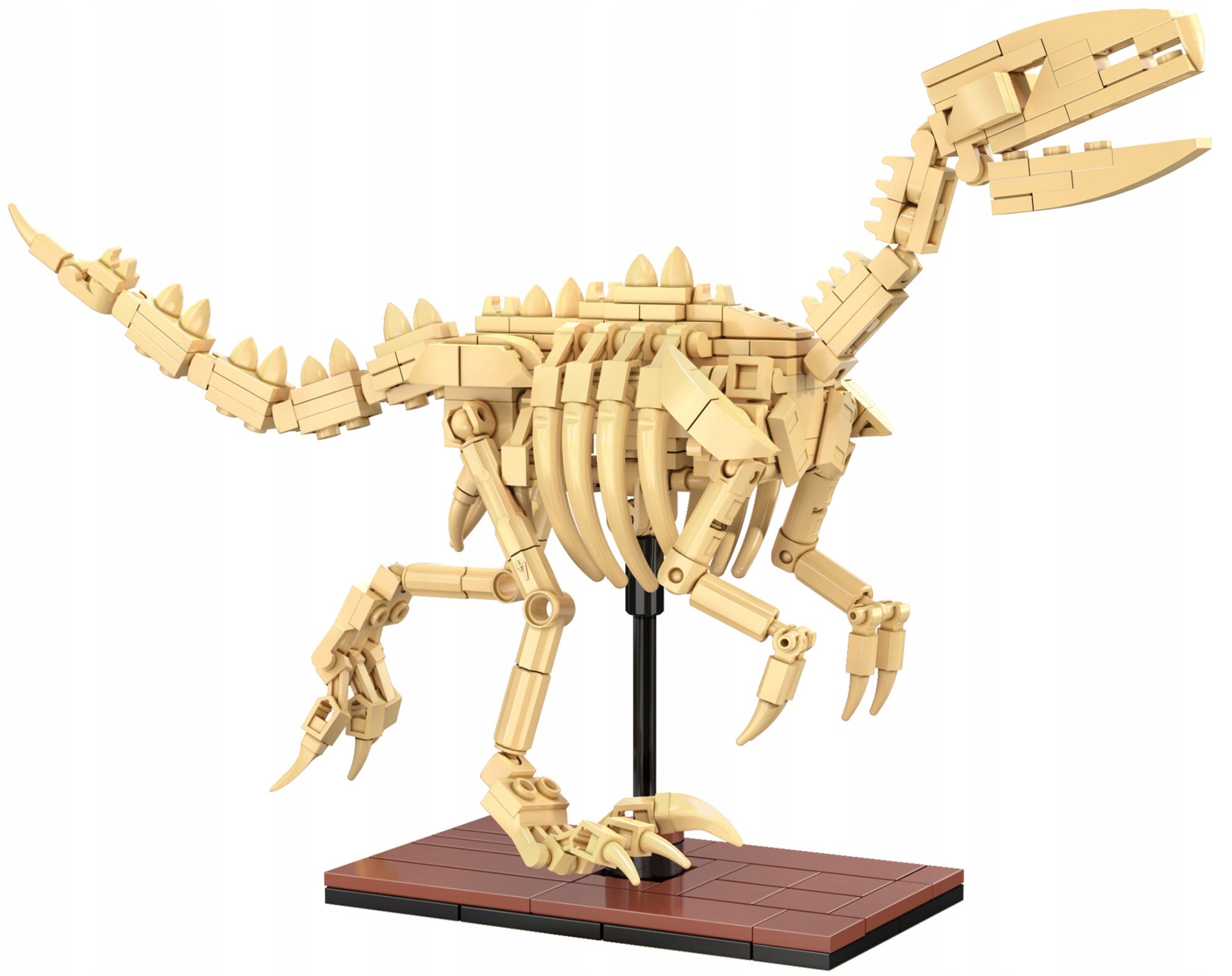 KLOCKAI CADA VELOCIRAPTOR SKELETAS MODELIS DINZAURAS FOSILIJOS 256 EL CADA