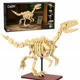 KLOCKAI CADA VELOCIRAPTOR SKELETAS MODELIS DINZAURAS FOSILIJOS 256 EL CADA