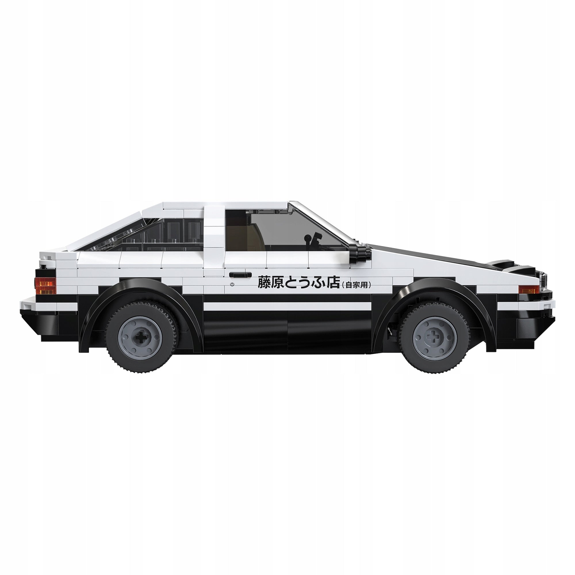 Konstrukciniai blokeliai CADA balti, nuotoliniu būdu valdomi TOYOTA AE86 INITIAL-D RC