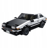Konstrukciniai blokeliai CADA balti, nuotoliniu būdu valdomi TOYOTA AE86 INITIAL-D RC