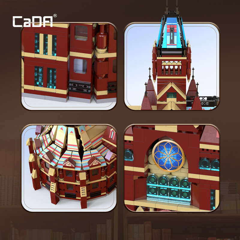 Konstrukciniai blokeliai CaDA Pastatas Harvard Memorial Hall Universitetas 1411 EL