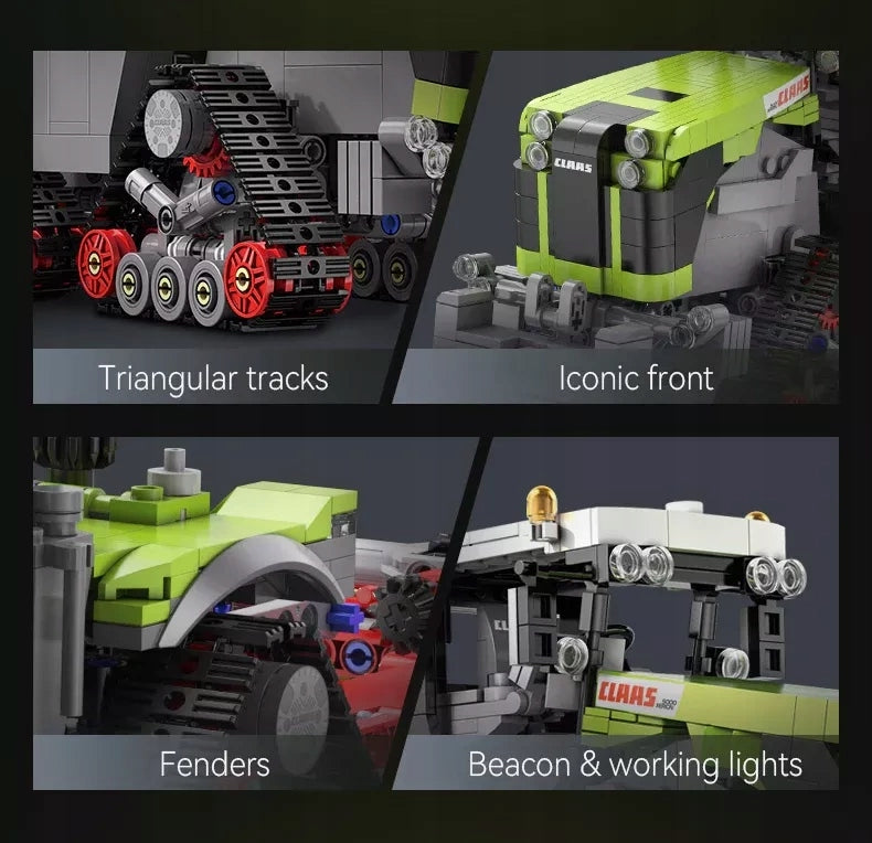 Konstrukciniai blokeliai CaDA Žemės ūkio traktorius CLAAS XERION 5000 1336EL