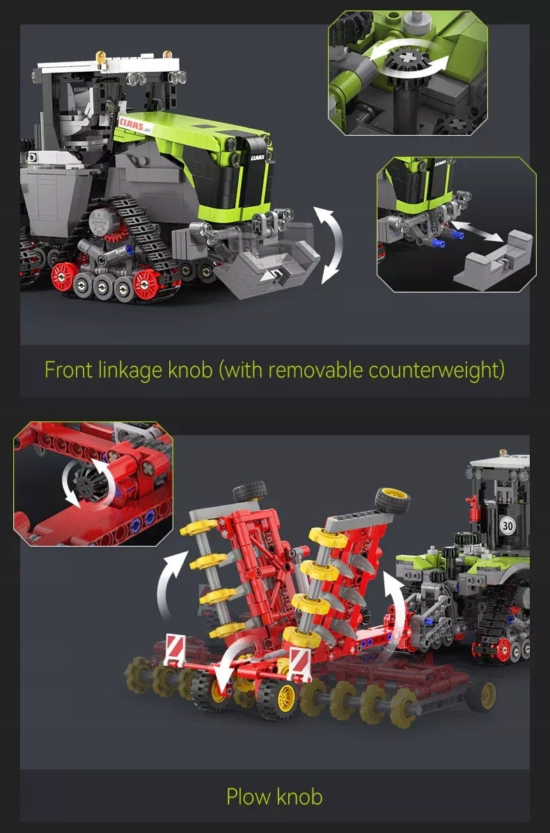 Konstrukciniai blokeliai CaDA Žemės ūkio traktorius CLAAS XERION 5000 1336EL