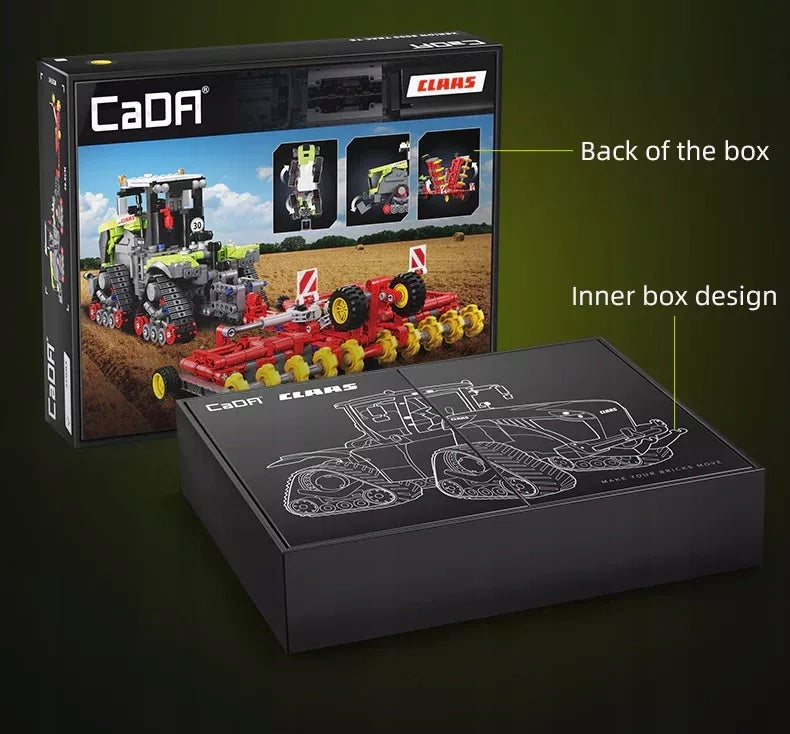 Konstrukciniai blokeliai CaDA Žemės ūkio traktorius CLAAS XERION 5000 1336EL
