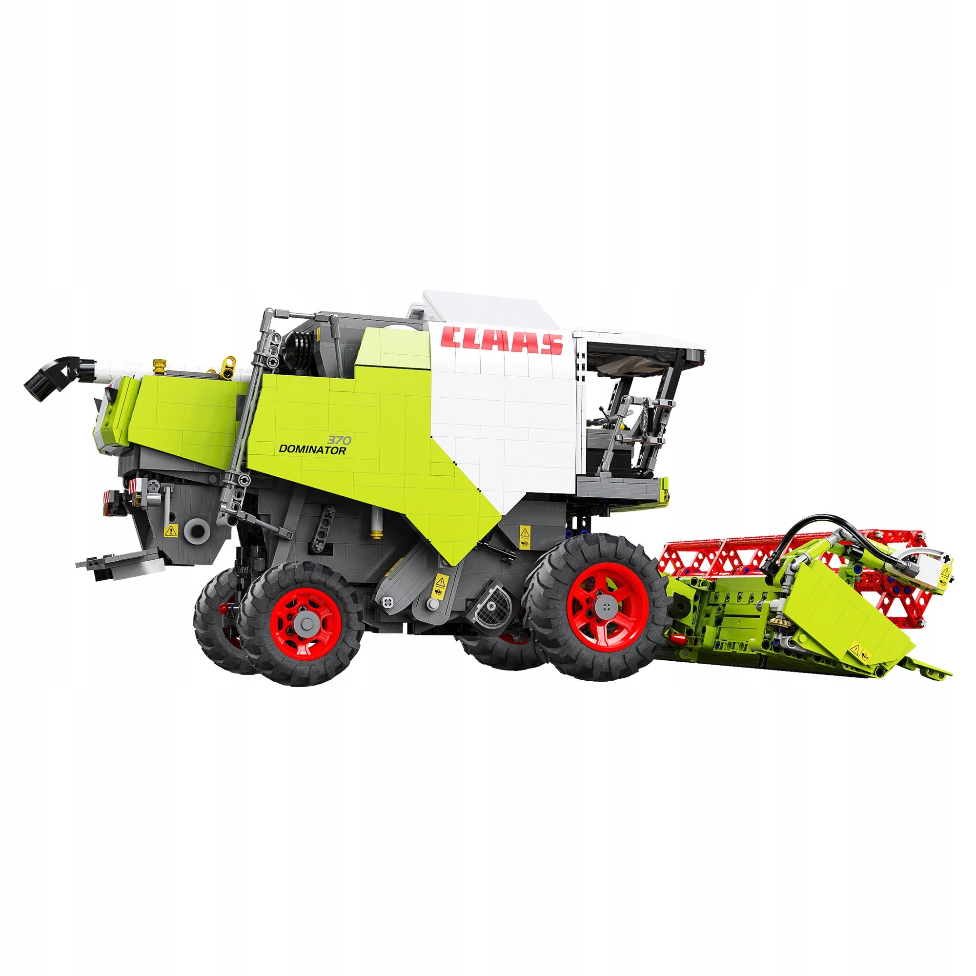 Statybiniai blokeliai CaDA kombainas CLAAS DOMINATOR 370, masto 1:17, 58 cm