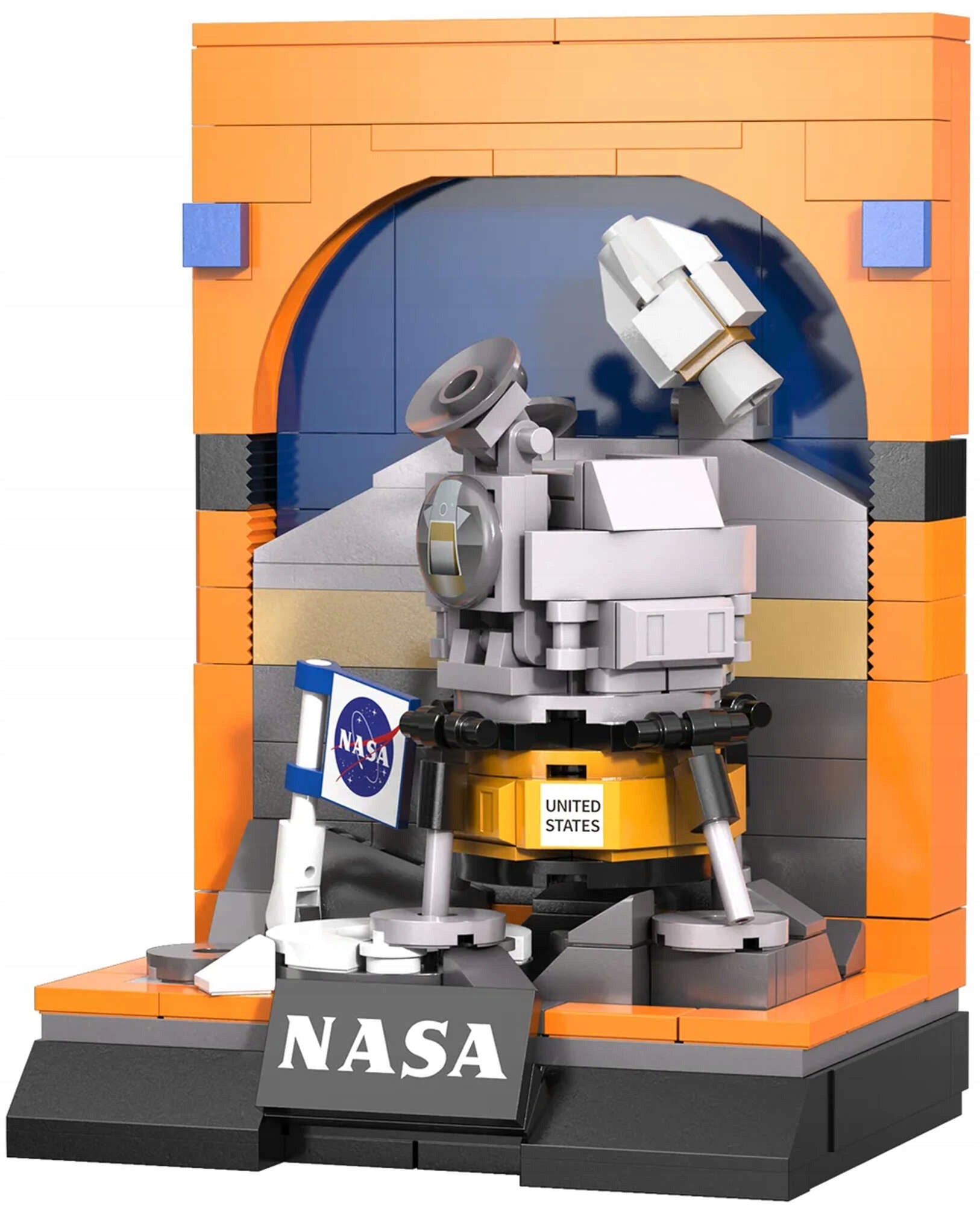 Konstrukciniai blokeliai CaDA NASA Paroda APOLLO 11 Mėnulio modulis 206 elementai