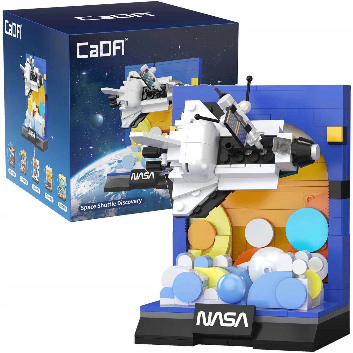 Konstruojami blokeliai CADA NASA Kosminis tyrinėtojas, 250 elementų