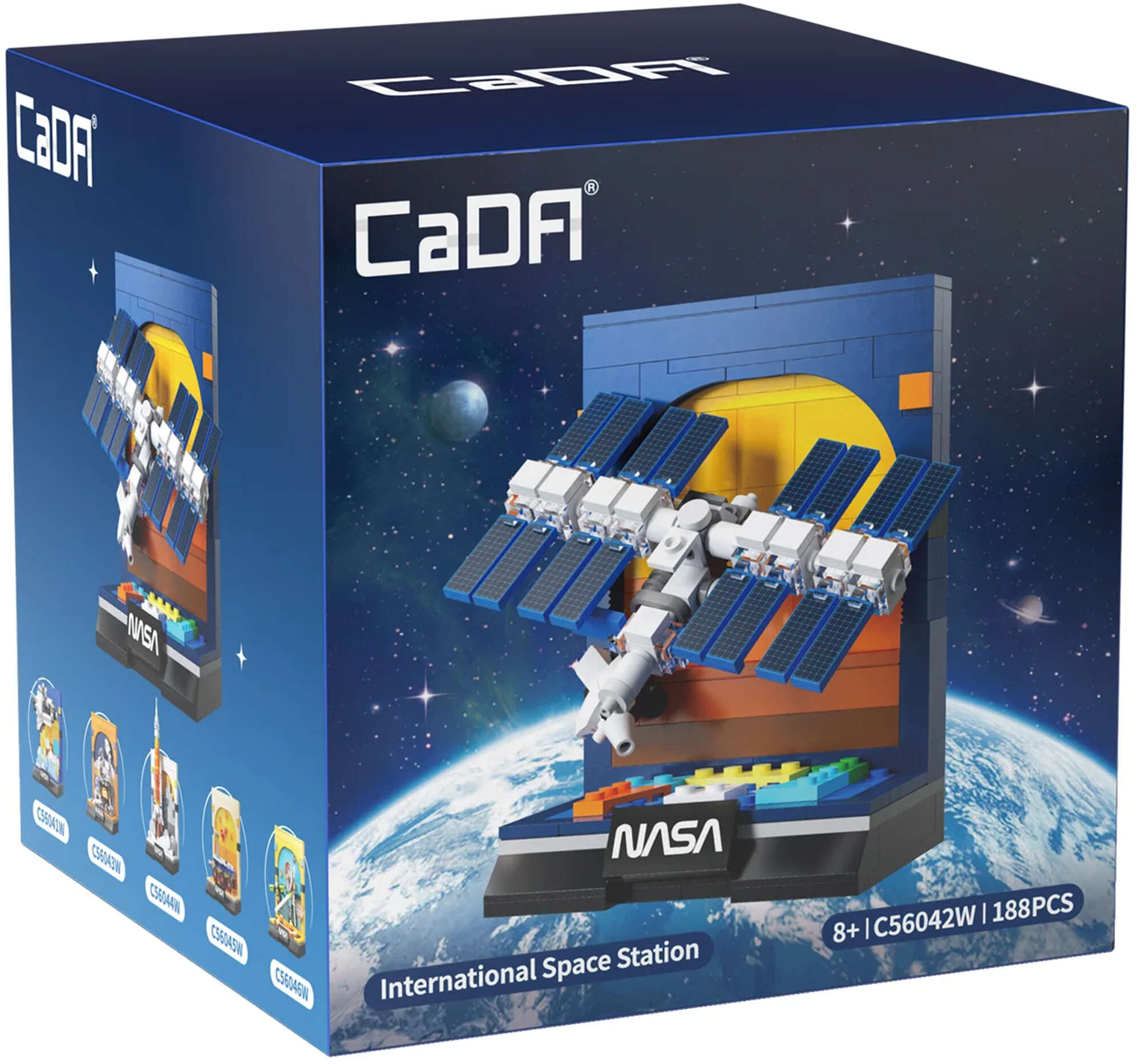 Konstrukciniai blokeliai CaDA NASA Tarptautinės kosminės stoties modelis 188 el.